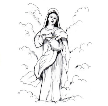 Immaculate Conception editorial cartoon