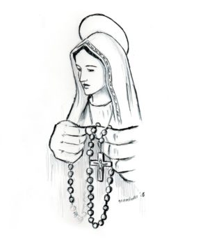 Mama Mary Rosary editorial