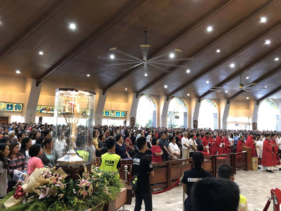 Padre Pio incorrupt heart Mass at San Pedro Cathedral