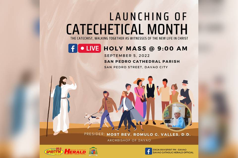 Launching of Catechetical Month 2022 poster Davao Catholic Herald