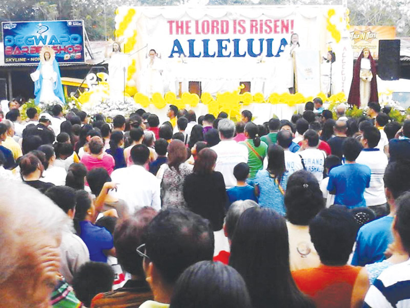 Easter Mass at San Isidro Labrador Parish