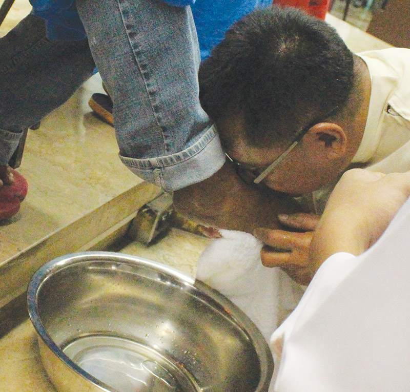 Washing of Feet at San Pablo Parish