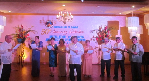 Serra Club at 50 inducts officers, members - Davao Catholic Herald