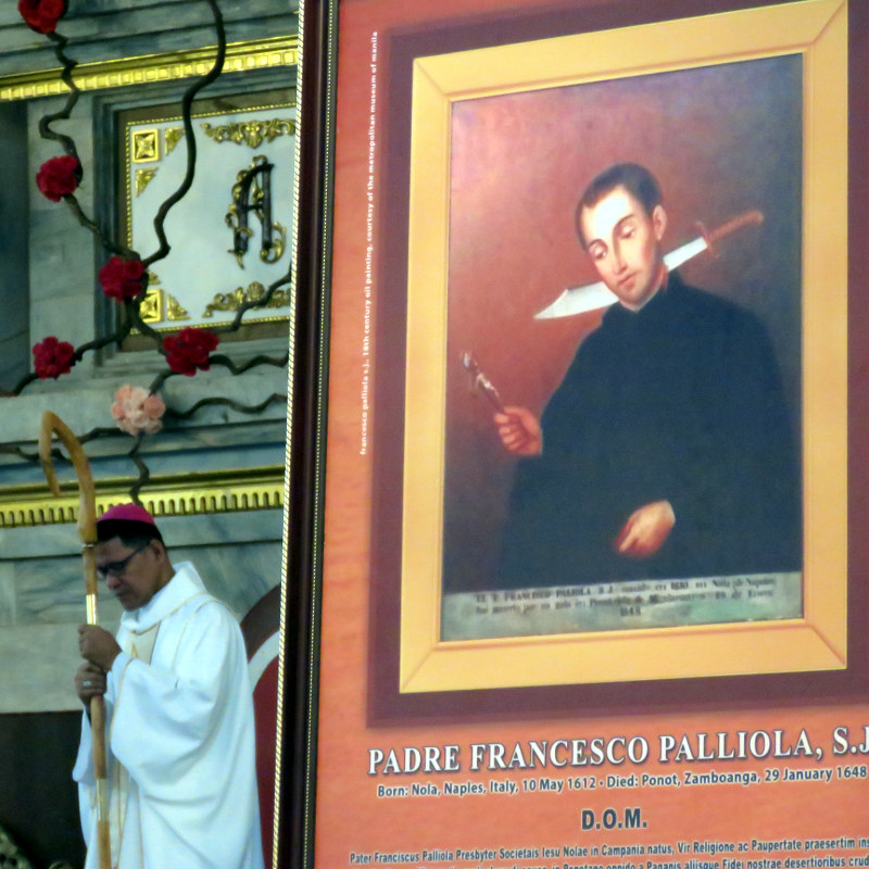 Bishop Caermare and Fr Palliola, 06 Jan 2015