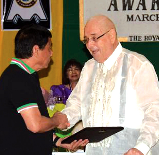 Fr Malley Datu Bago award