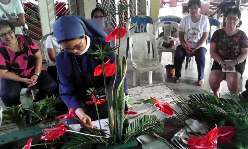 Sasa GKK flower workshop