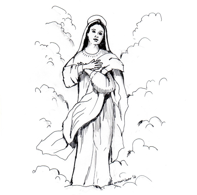 Immaculate Conception editorial cartoon