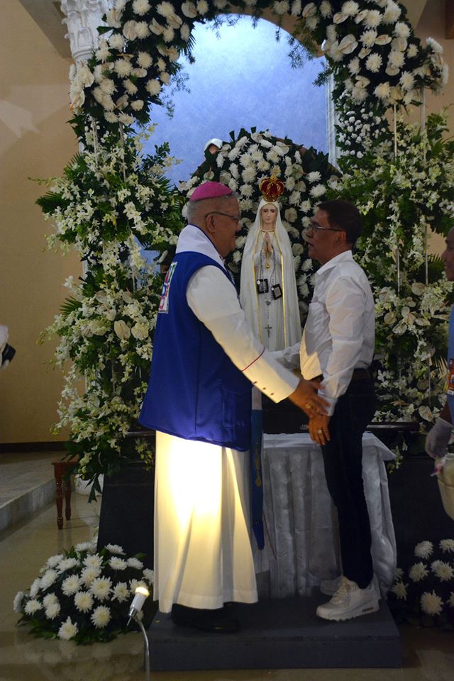 Our Lady of Fatima image at Sta Cruz