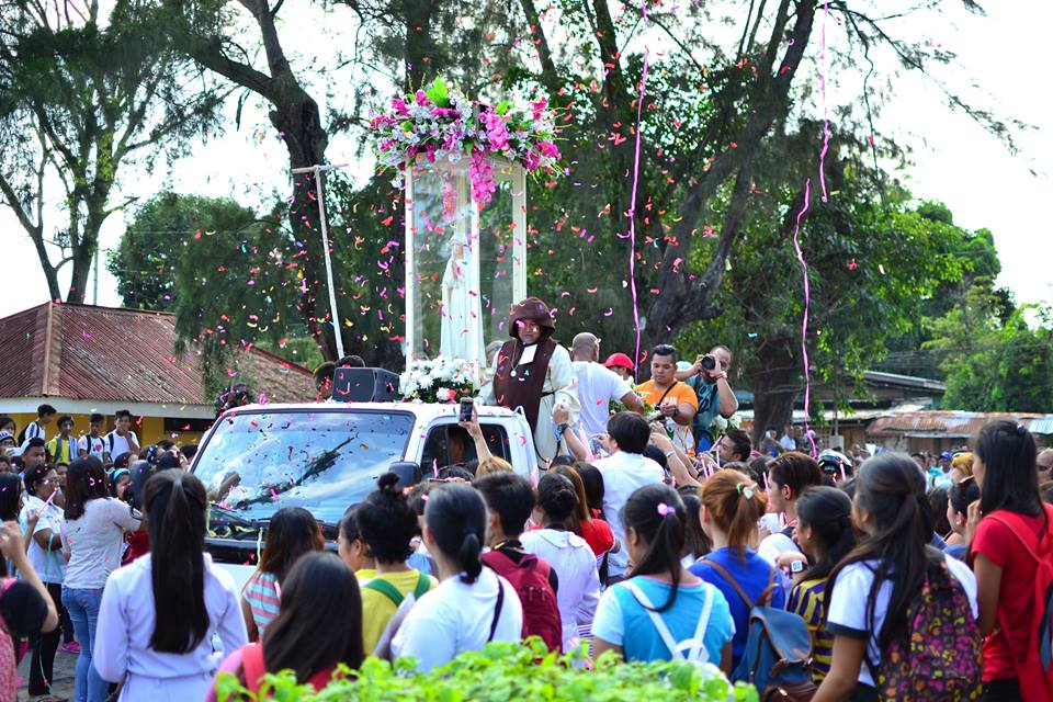 Our Lady of Fatima image at Sta Cruz