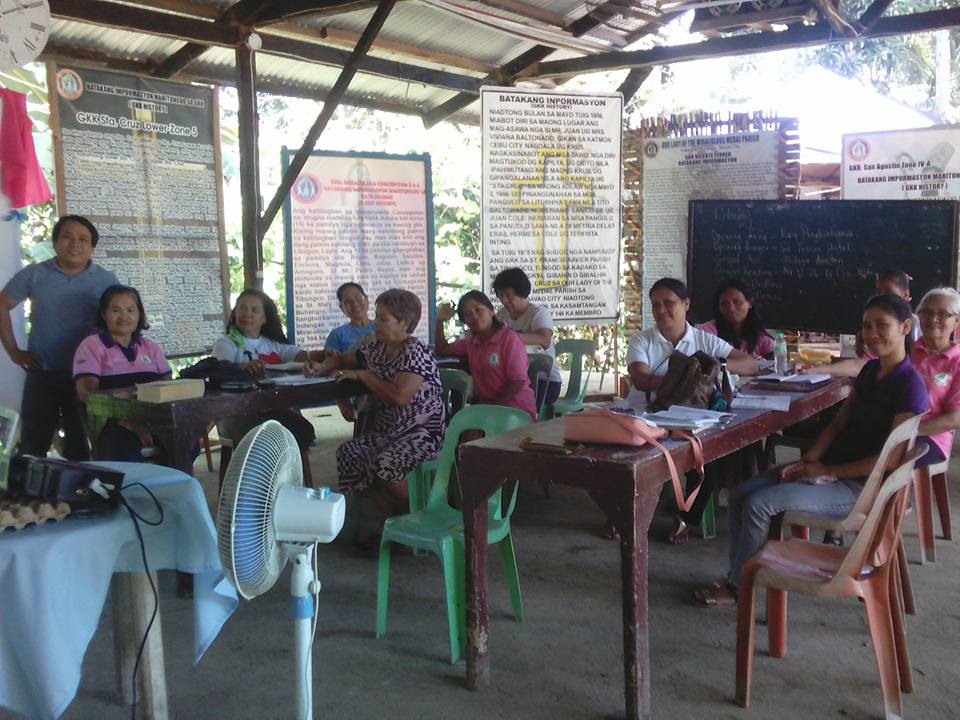 Panagtigom sa mga school catechists sa Our Lady of Miraculous Medal Parish