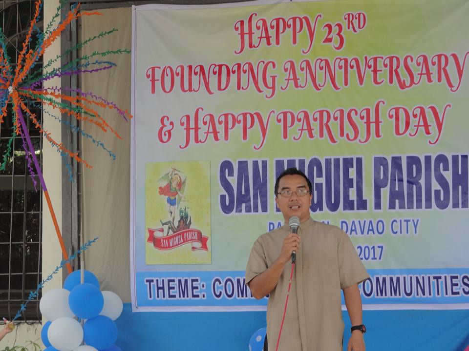 San Miguel Parish Panacan celebrates 23rd foundation day