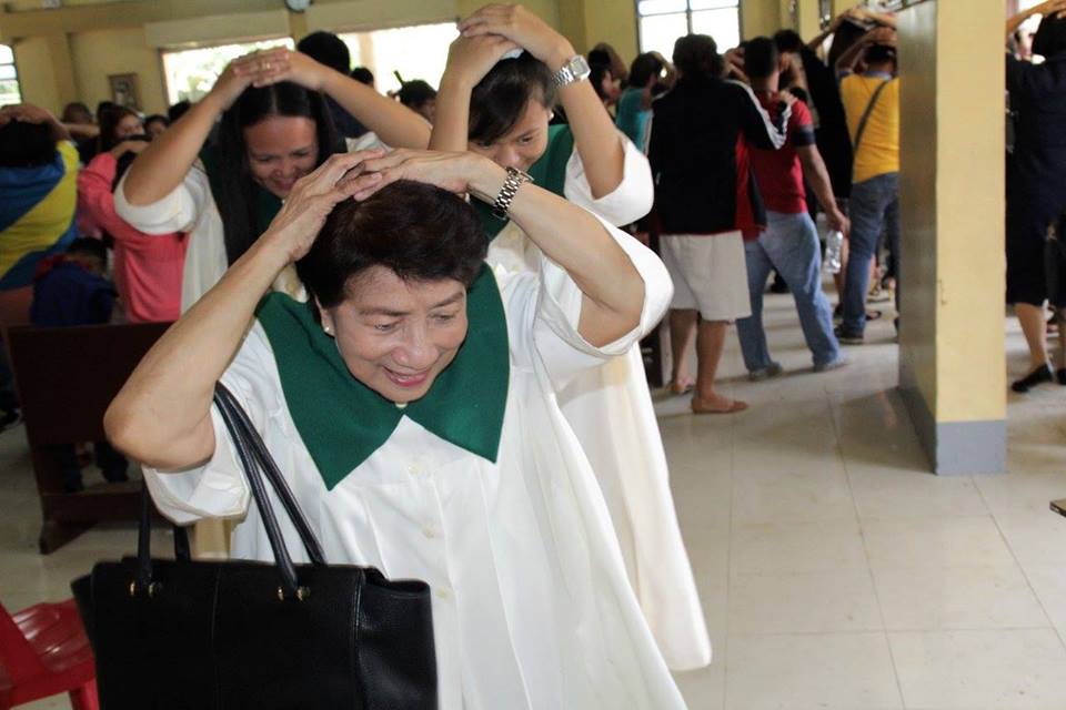 St. Mary of the Perpetual Rosary Parish earthquake drill Buhangin