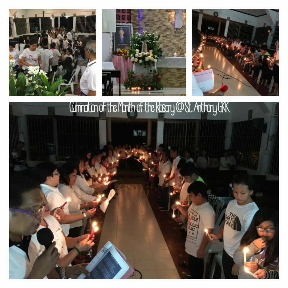 St. Francis of Assisi Parish La Verna Rosary month culmination