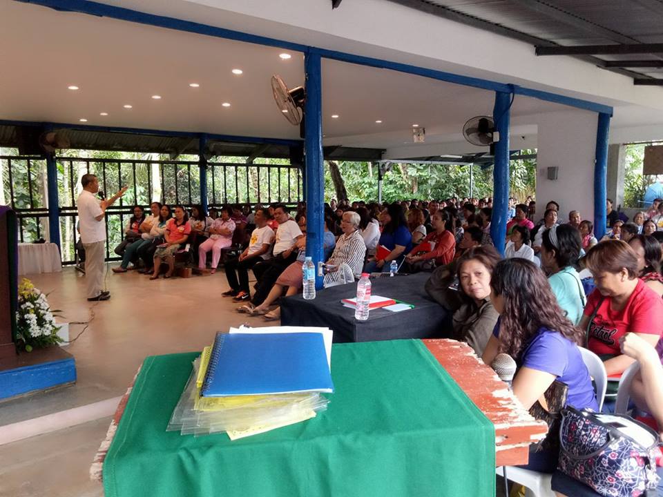 Red Book Orientation at Our Lady of the Miraculous Medal, Indangan