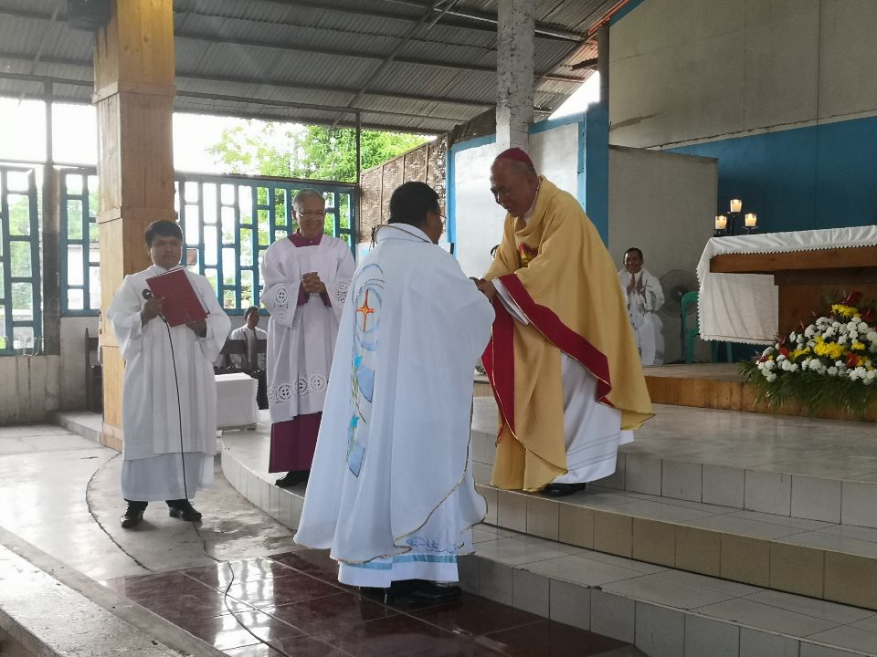 Fr. Silvosa installation VDLR Virgen de los Remedios Parish