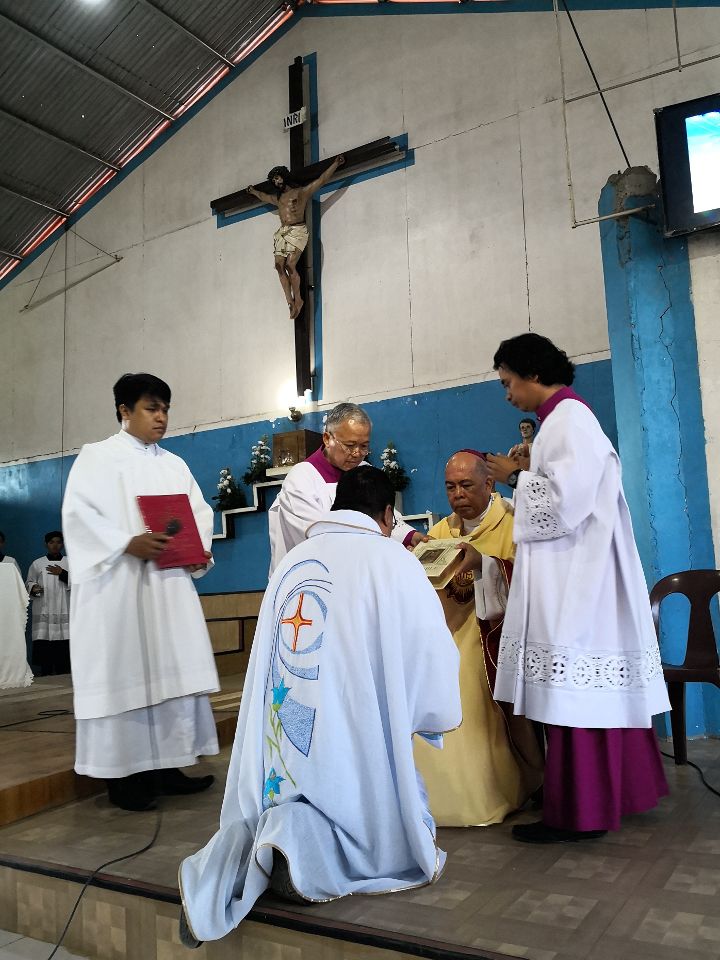 Fr. Silvosa installation VDLR Virgen de los Remedios Parish