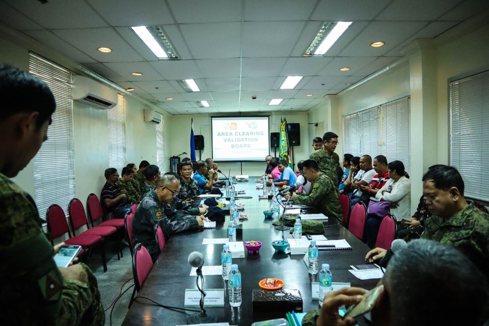 21 Barangays Declared as Insurgency-Free DAVAO ORIENTAL