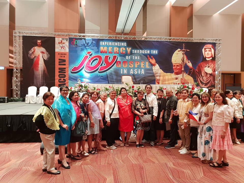 Digos participants AACOM Asian Apostolic Congress on Mercy 2018