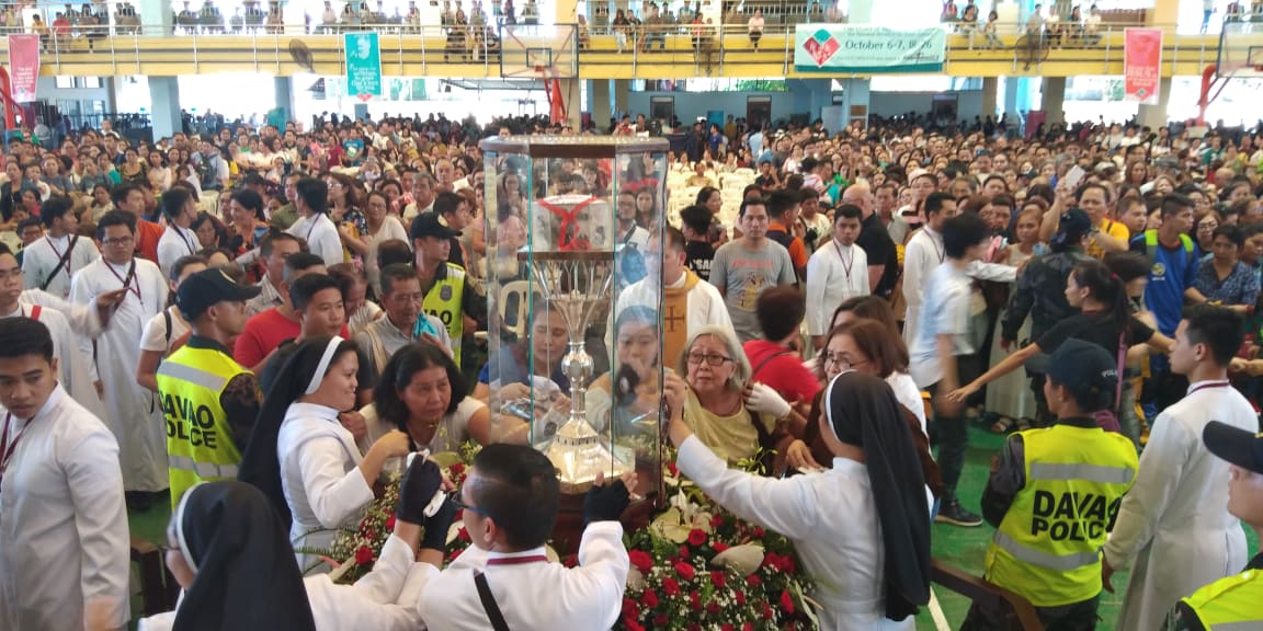 Padre Pio incorrupt heart welcome mass ADDU