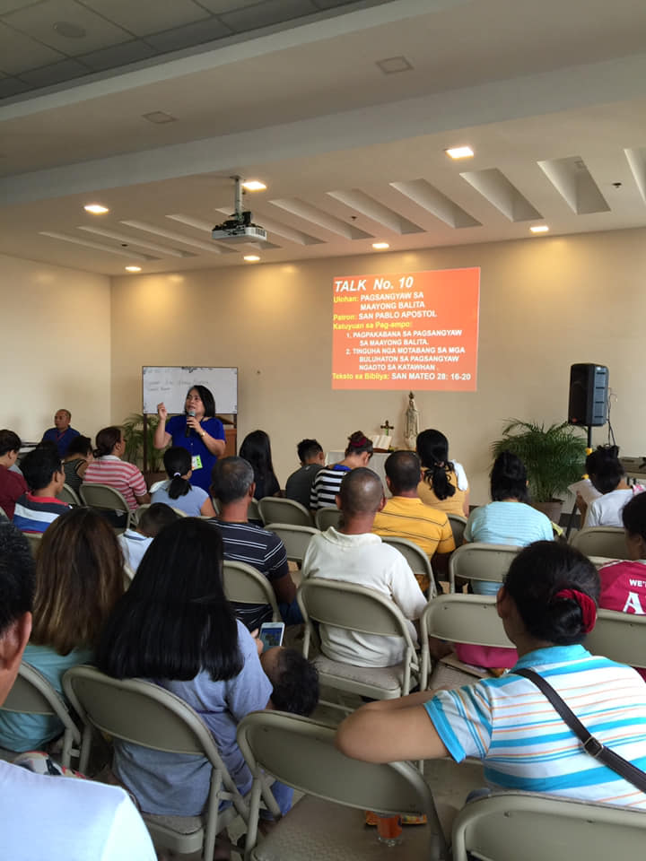 PREX seminar, Tokhang project of Fr. Junar Sta. Ana Shrine parish