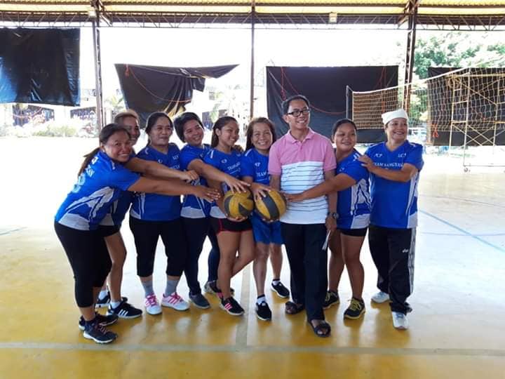 OLLP Bangkal 16th fiesta Volleyball Champion Team Sangyaw