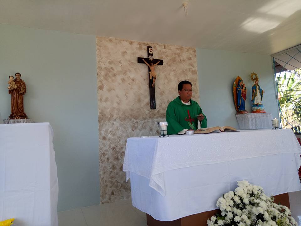 GKK San Antonio de Padua first Mass Indangan