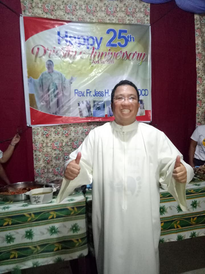 Fr Jess Samaniego 25th anniversary priestly vocation