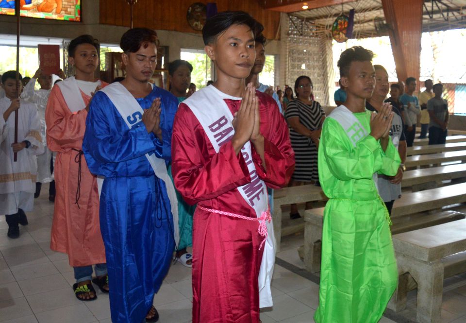 Francis Xavier Parish-Tibungco Youth apostles Fr. Gimeno