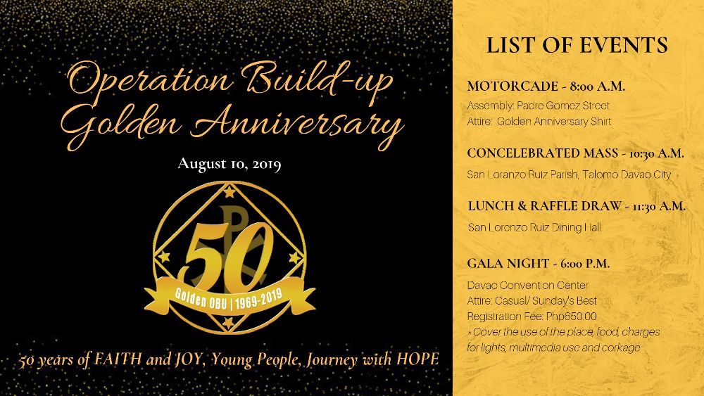 OBU Golden Anniversary OPERATION BUILD-UP