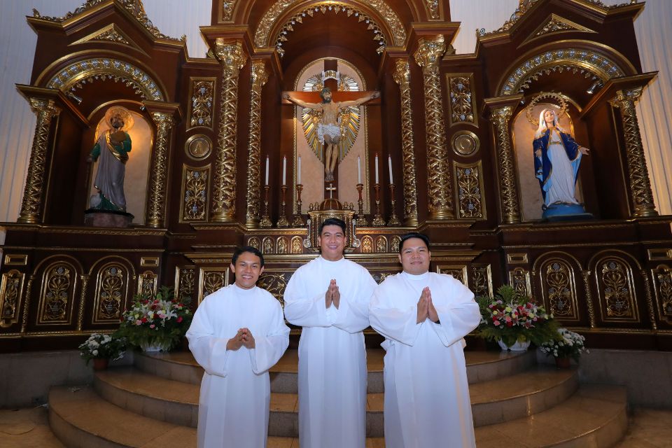 Sem. Ruperto Jamili, Jr., Sem. Michael Ondras, Jr., and Sem. Alfredo Bustamente, Jr.