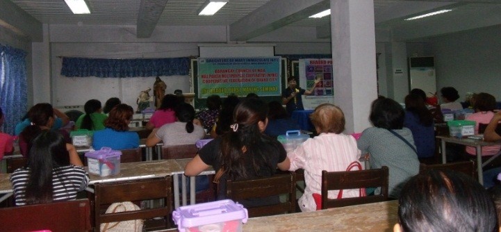 Daughters of Mary Immaculate International DMII bead making seminar