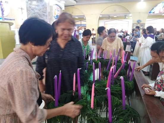 SMPRP advent mission 2019 St. Mary of the Perpetual Rosary Parish advent wreath blessing