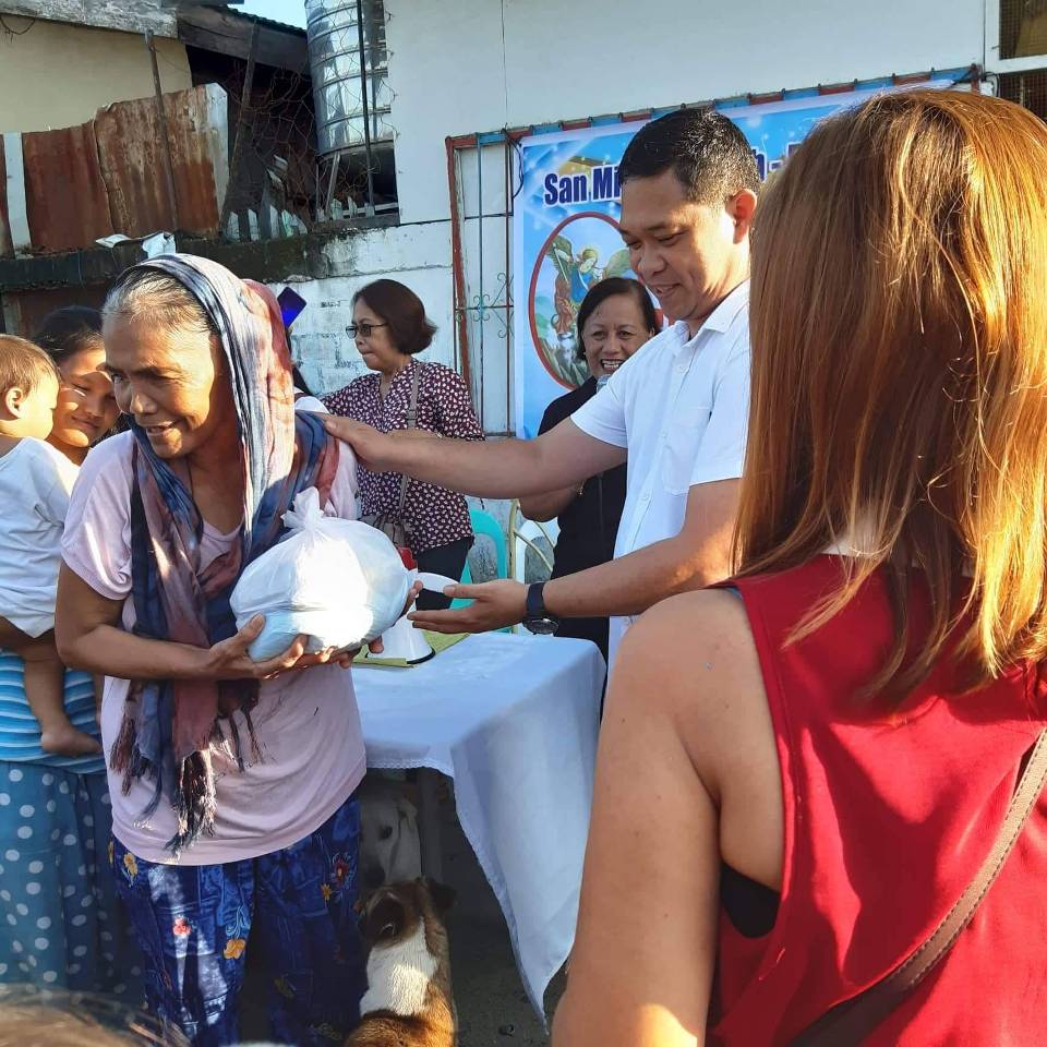 San Miguel Parish Panacan gift-giving