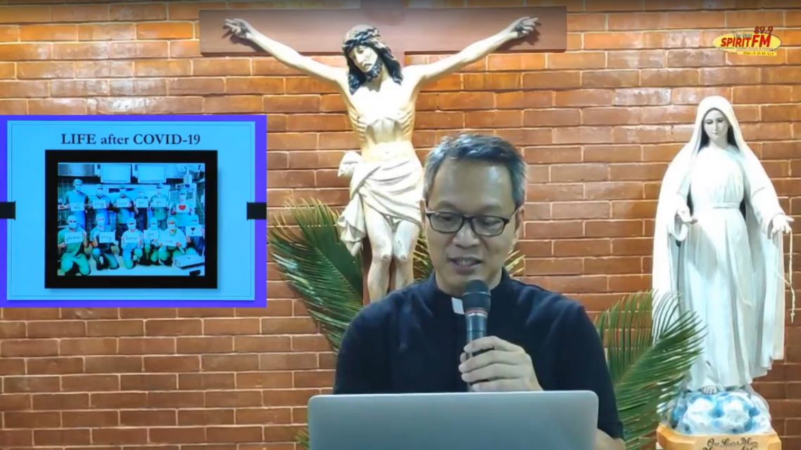 Recollection on air Holy Tuesday Fr. Junar Dela Victoria