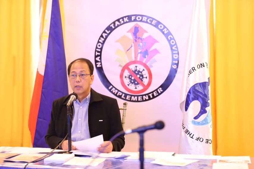 National Task Force against COVID-19 Chief Implementer and Presidential Peace Adviser Carlito G. Galvez, Jr.