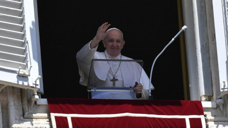 Pope Francis during Angelus