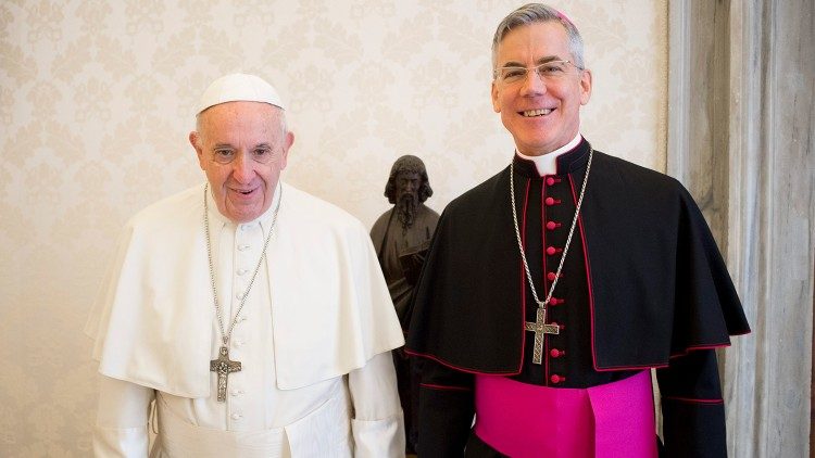 Pope Francis and Archbishop Charles John Brown