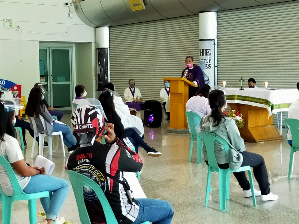 Fr Lamata celebrates mass St JPII visit to Davao