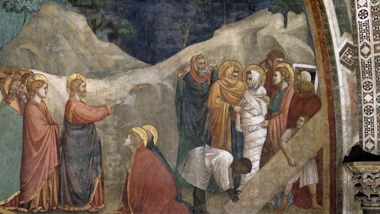 Giotto di Bondone - The Raising of Lazarus