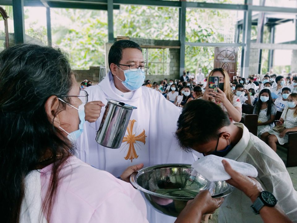 Baptism and confirmation Our Lady of the Miraculous Medal OLMMP Indangan