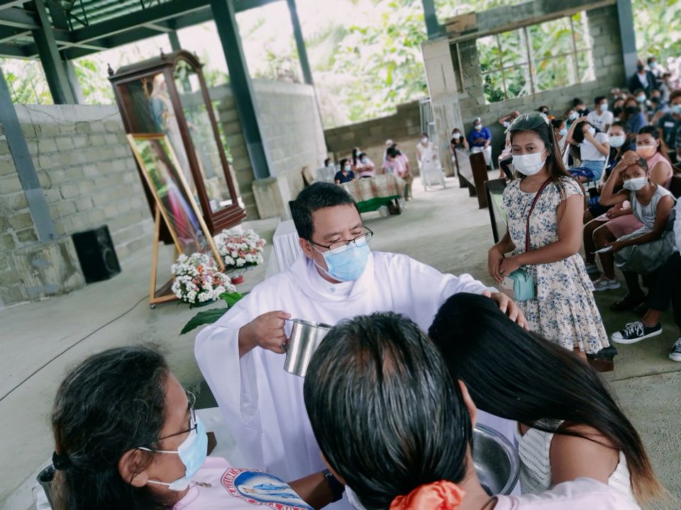 Baptism and confirmation Our Lady of the Miraculous Medal OLMMP Indangan