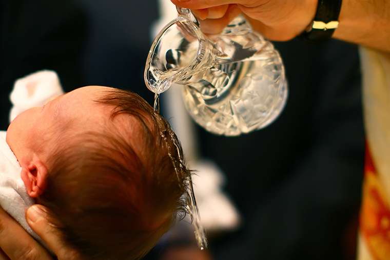 Baptism stock baby Credit Bart Sadowski Shutterstock CNA