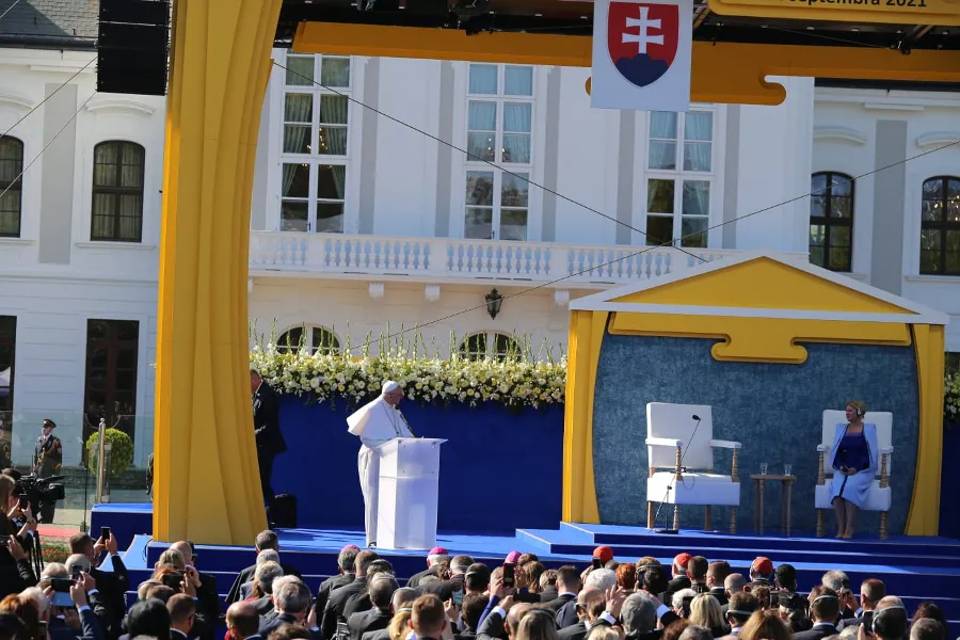 Pope Francis Bratislava Slovakia