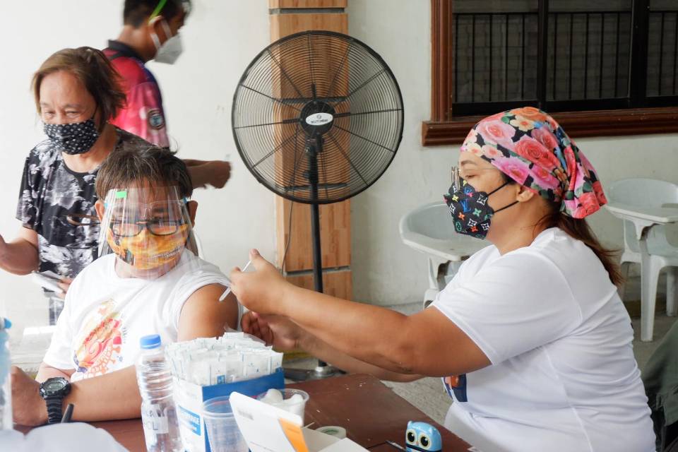 San Miguel Parish Panacan JAB vaccination