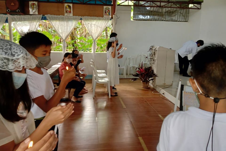 First Communion GKK Santo Nino, Sitio Sarro, Brgy Manual Guianga, Tugbok, SFDA San Francisco de Asis Parish Tagakpan