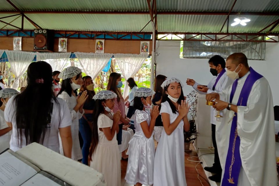 First Communion GKK Santo Nino, Sitio Sarro, Brgy Manual Guianga, Tugbok, SFDA San Francisco de Asis Parish Tagakpan