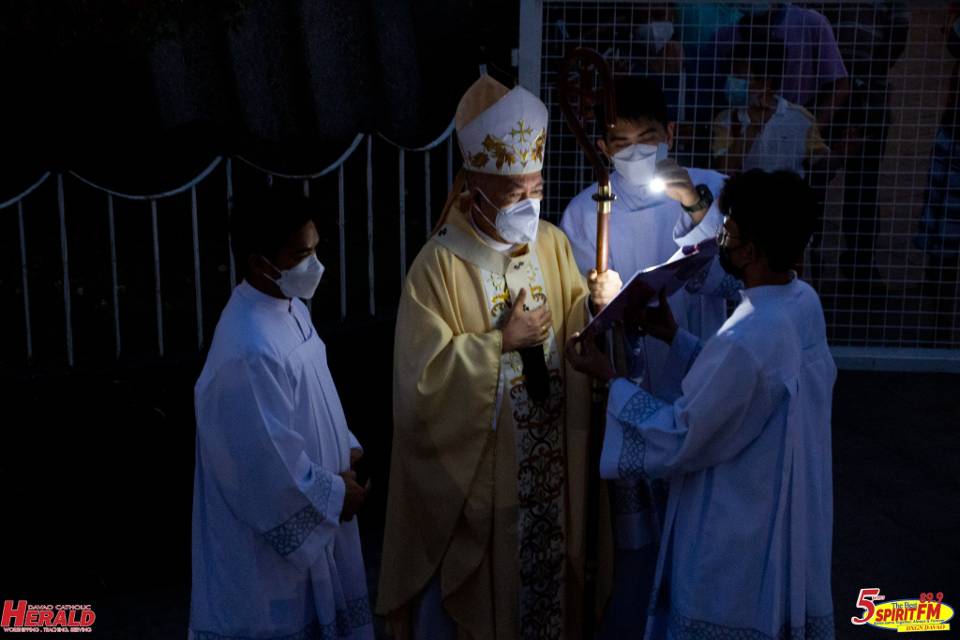 San Pedro Cathedral Easter Vigil Blessing of the fire 2022