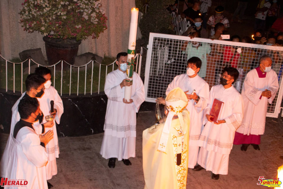 San Pedro Cathedral Easter Vigil Blessing of the fire 2022