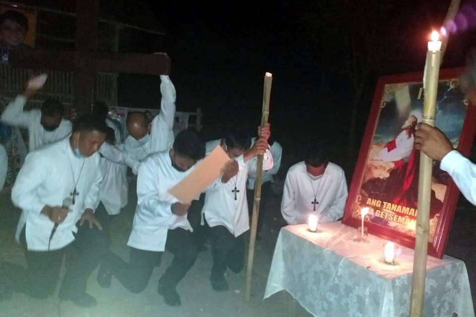 Via crucis 2022 San Roque Parish Malabog