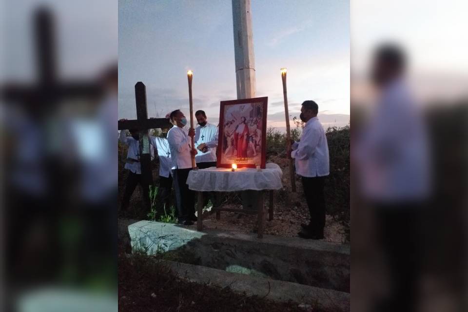 Via crucis 2022 San Roque Parish Malabog